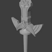 Zelda kılıç bağlantı 3d print model - Mito3D