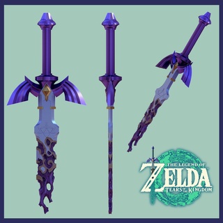 zelda tears kingdom - corrupted master sword 3d print model - Mito3D