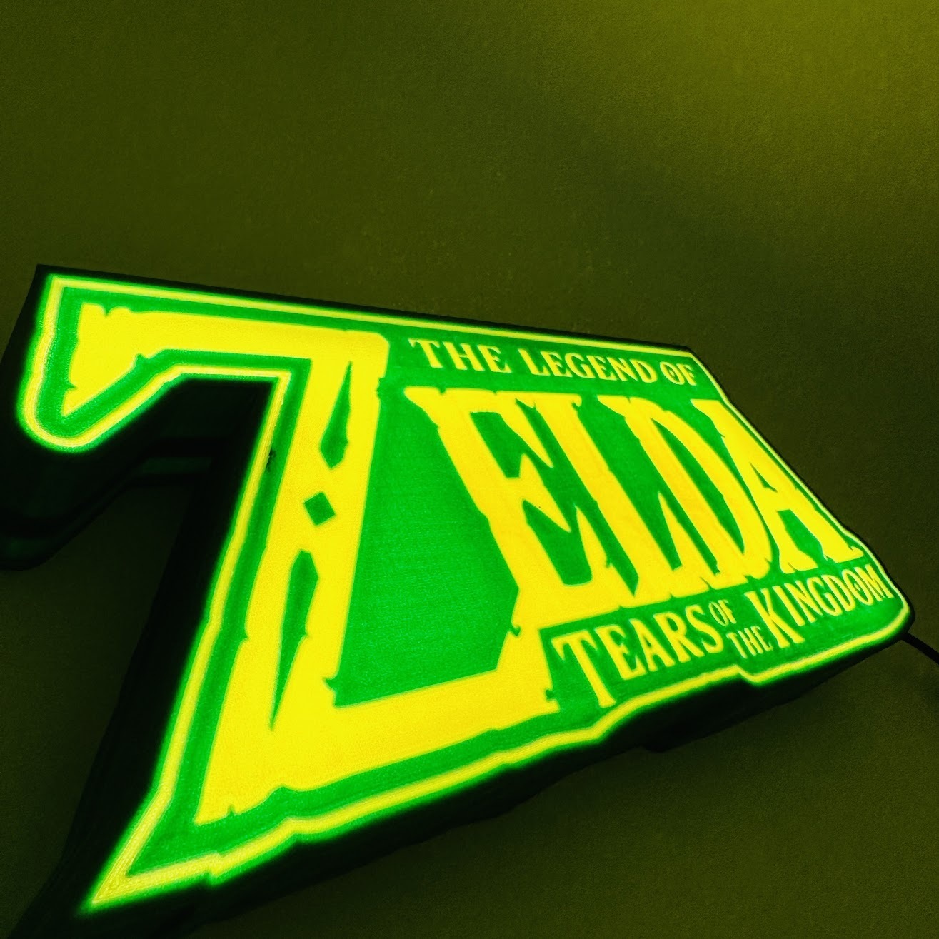 zelda tears kingdom lamp new link led logo bambu lab 3D print model - Mito3D