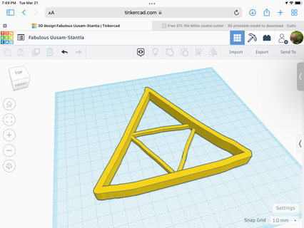 Zelda Triforce Plätzchen Cutter niedlich Party Verknüpfung 3d print model - Mito3D