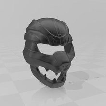 zen aku lupo maschera energia ranger selvaggio vigore 3d print model - Mito3D