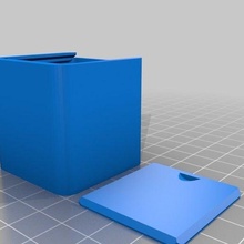 zen imanes caja tapa personalizado contenedores 3d print model - Mito3D