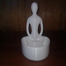 zen planter flowerpot meditation 3d print model - Mito3D