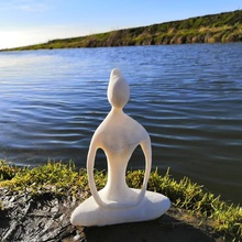 zen-yoga-Skulptur Kunst 3d print model - Mito3D