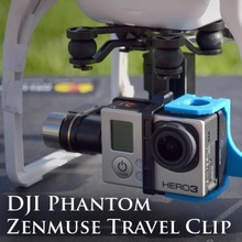 zenclip dji phantom 12 gadget drone fpv quadricoptère zenmuse 3d print model - Mito3D
