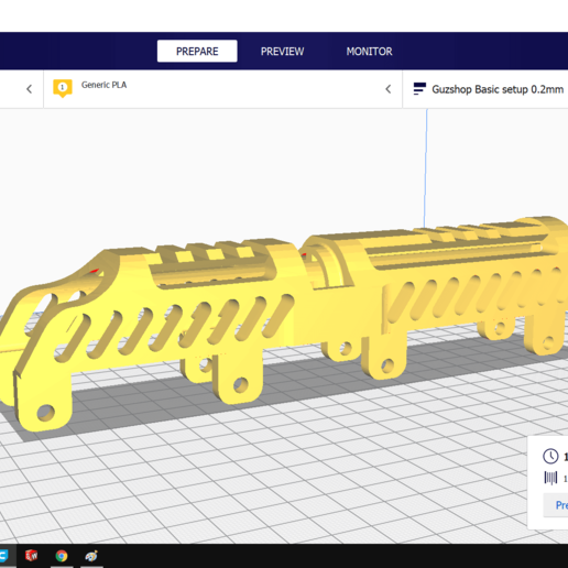 Zenitco b31l ak alphaking jel Lazer tabanca mod el kundağı ras 3D print model - Mito3D