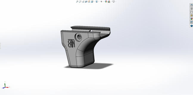 zenitco handstop rotaia edizione zenit rl1 3d print model - Mito3D