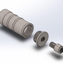 zenitco sv muzzle device adapter pp-19-01 vityaz 3d print model - Mito3D