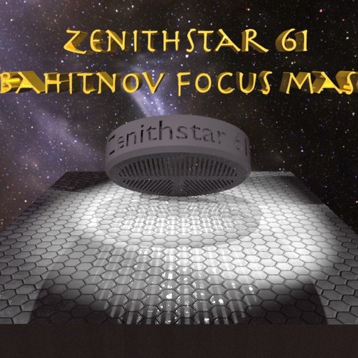 zenithstar 61 bahitnov mask various hobby telescope focus tool bahtinov 3D print model - Mito3D