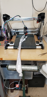 zeno - infinite axis belt printer printer print 3d zeno infinite belt cr-30 large axis design  3d print model - Mito3D