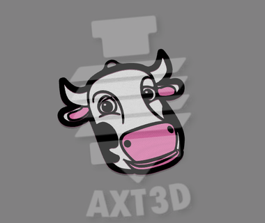 zenon ferme lola vache clé bague porte clés Argentine enfants souvenir 3d print model - Mito3D