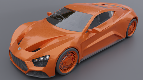 zenvo st1 sport car st 1 3d print model - Mito3D