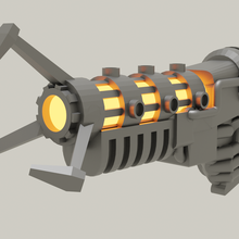 energia de ponto zero arma vários 40k bits grav gravidade meia-vida half-life 2 hl2 rifle armas hobby 3d print model - Mito3D