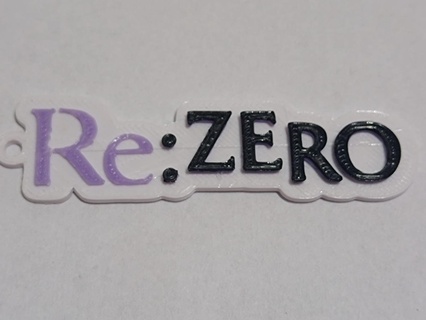 zero anime keychain key rings 3d print model - Mito3D