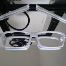 null-Brille home Brille Rahmen 3d print model - Mito3D