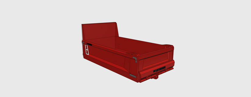 Zetterberg despejado caixa gorjeta reboque Tamiya Scania carson pedreiro 3d print model - Mito3D