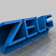 zeus customized office 3d print model - Mito3D