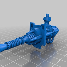 zeus cannon armiger game 40000 40k dominion crusader warhammer games 3d print model - Mito3D