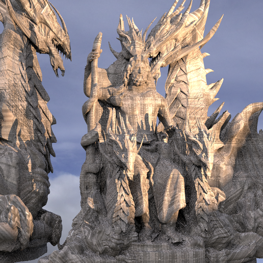 zeus king gods throne 4 3D print model - Mito3D