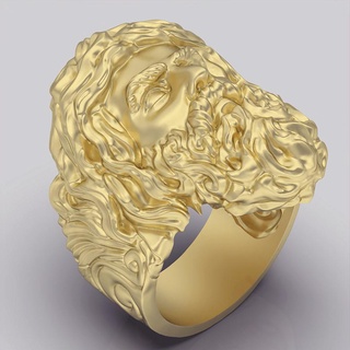 zeus ring zeus ring sculpture printable 3d model trend fashion design zbrush tiger  3d print model - Mito3D