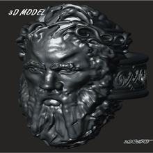 zeus ring fashion character jewelry jewellery art rings models 3d print model - Mito3D