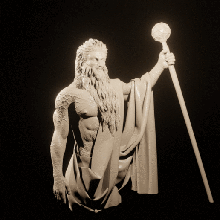 zeus escultura a arte homem os homens livre do busto deco decoração casa interior carga mulher deus divindade grego 3d print model - Mito3D