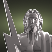 Zeus estátua 3d print model - Mito3D