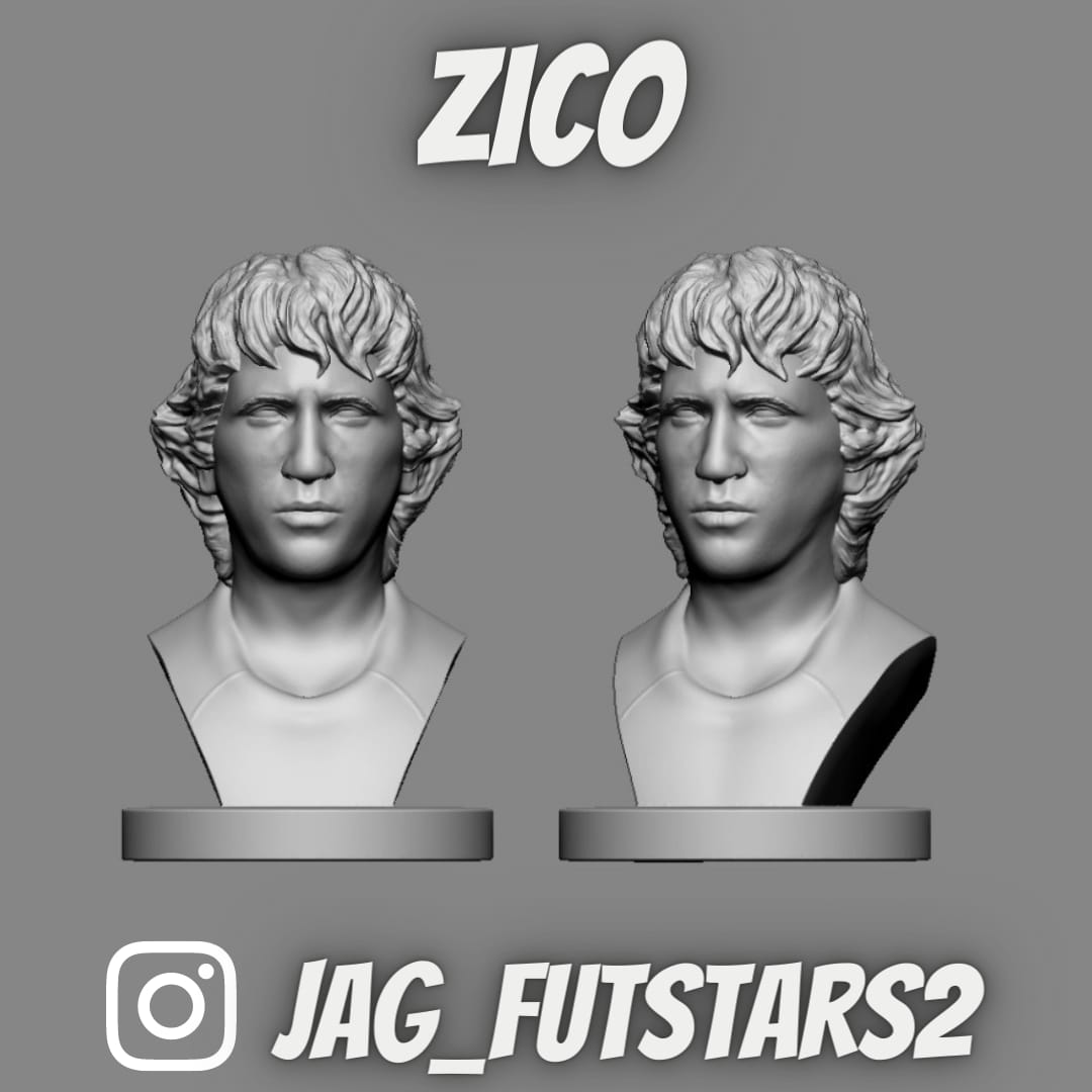 zico futebol fracasso jogos futbol Futebol flamengo udinese Kashima 3D print model - Mito3D