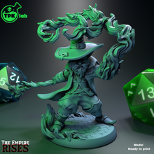 zigmoon gnome mage game ttrpg rpg tabletop miniature miniatures d&d dnd dungeons dragons fantasy wizard sorcerer warlock 3d print model - Mito3D