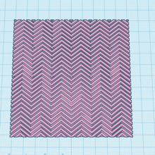 zigzag textura decoración pastel Galleta formar 3d print model - Mito3D