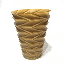 zigzag vase v1 home pot can trash bin new art 3d print model - Mito3D