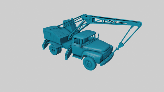 zil 130 truck 2021 2022 2020 2019 2017 2018 transportation heavy duty haulage logistics commercial vehicle road transport cargo 3d print model - Mito3D