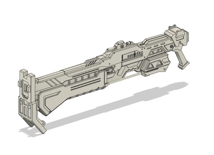 zimmermann blindato nucleo 6 battaglia fucile caccia gioco core6 sf arma pistola incendi rubicon giocattolo plamodel 3d print model - Mito3D