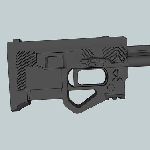 zip gun 22lr jogo bala compacto modelo pistola réplica arma zipgun adereços 3D print model - Mito3D