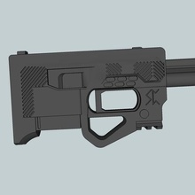 zip pistolet 22lr jeu de balle compact modèle la réplique l'arme zipgun accessoires 3d print model - Mito3D