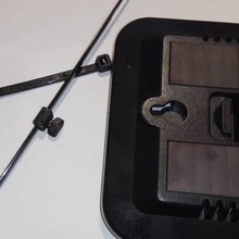 zip tie pin holder customizable customizer ziptie diy 3d print model - Mito3D