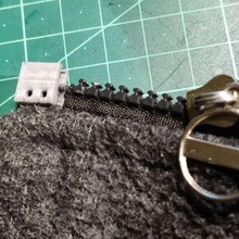 zipper lock 3d print model - Mito3D