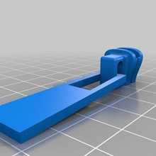 zipper pull tab replacement_parts 3d print model - Mito3D