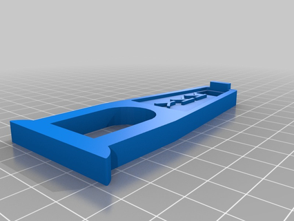 zipper tab 3d print model - Mito3D