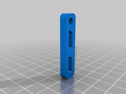 zipper tab replacement parts 3d print model - Mito3D