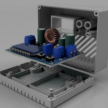 zk-sjva-4x 35w step constant current converter housing enclosure 3d print model - Mito3D