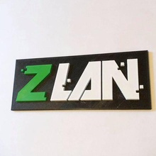 zlan logo zerator zevamento computadora decoración oficina 3d print model - Mito3D