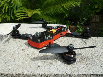 zmr 250 Delgado construir espaciador cuadricóptero cuadro reddit zmr250 partes r c vehiculos 3d print model - Mito3D