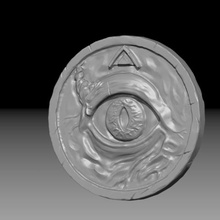 zndrsplt okaun coin game mtg flip magic gathering 3d print model - Mito3D
