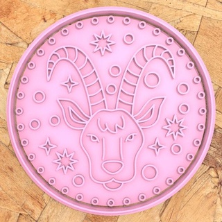 zodiac sign capricorn cookie cutter Home cutting cutters seal stamp fondant cookies constellation signs horoscope 3d print model - Mito3D