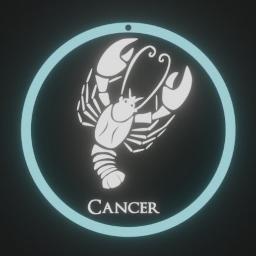 zodiaco cancer various zodiac horoscopo horoscope sign 3D print model - Mito3D