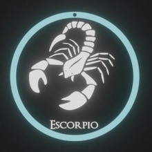 zodiaco akrep çeşitli escorpio zodiac horoscopo burç işaret 3d print model - Mito3D