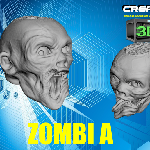 zombi art figure 3D print model - Mito3D