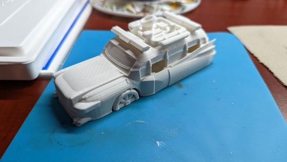 zombicida cazafantasmas ecto 1 proxenetamovil coche vehiculo juguete juego accesorios 3d print model - Mito3D