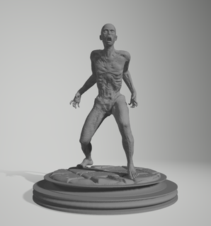 zombie gioco fantasia creatura mostro figurina fatti in casa orrore 3d print model - Mito3D
